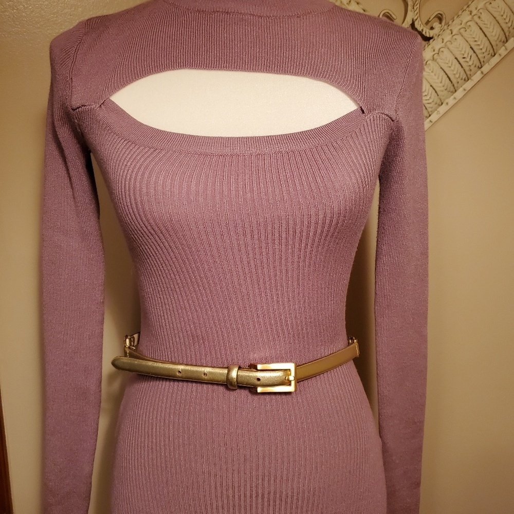 Peek-a-boo sweater